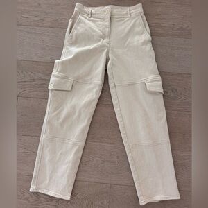 Aritzia Wilfred Free Maeve Cargo Pant -cream color size 2